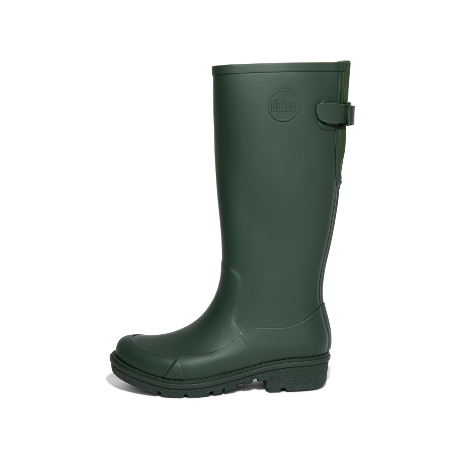 Fitflop WONDERWELLY Tall Rain Boots Deep Green