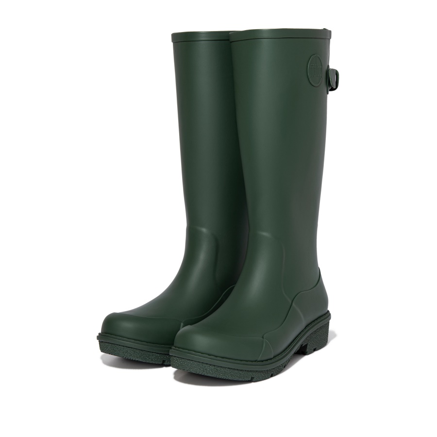 Fitflop WONDERWELLY Tall Rain Boots Deep Green