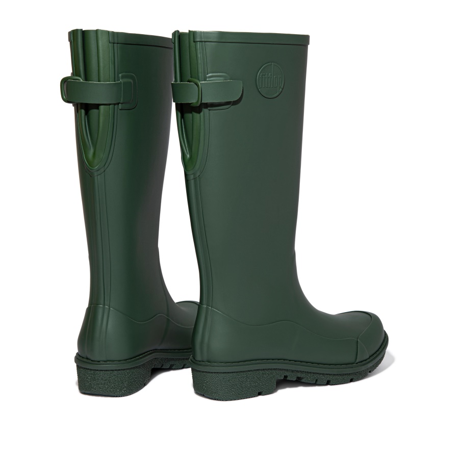 Fitflop WONDERWELLY Tall Rain Boots Deep Green