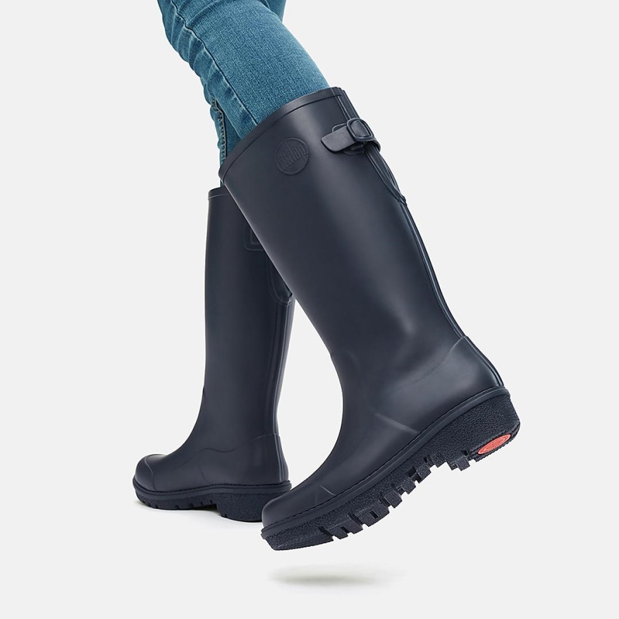 Fitflop WONDERWELLY Tall Rain Boots Midnight Navy