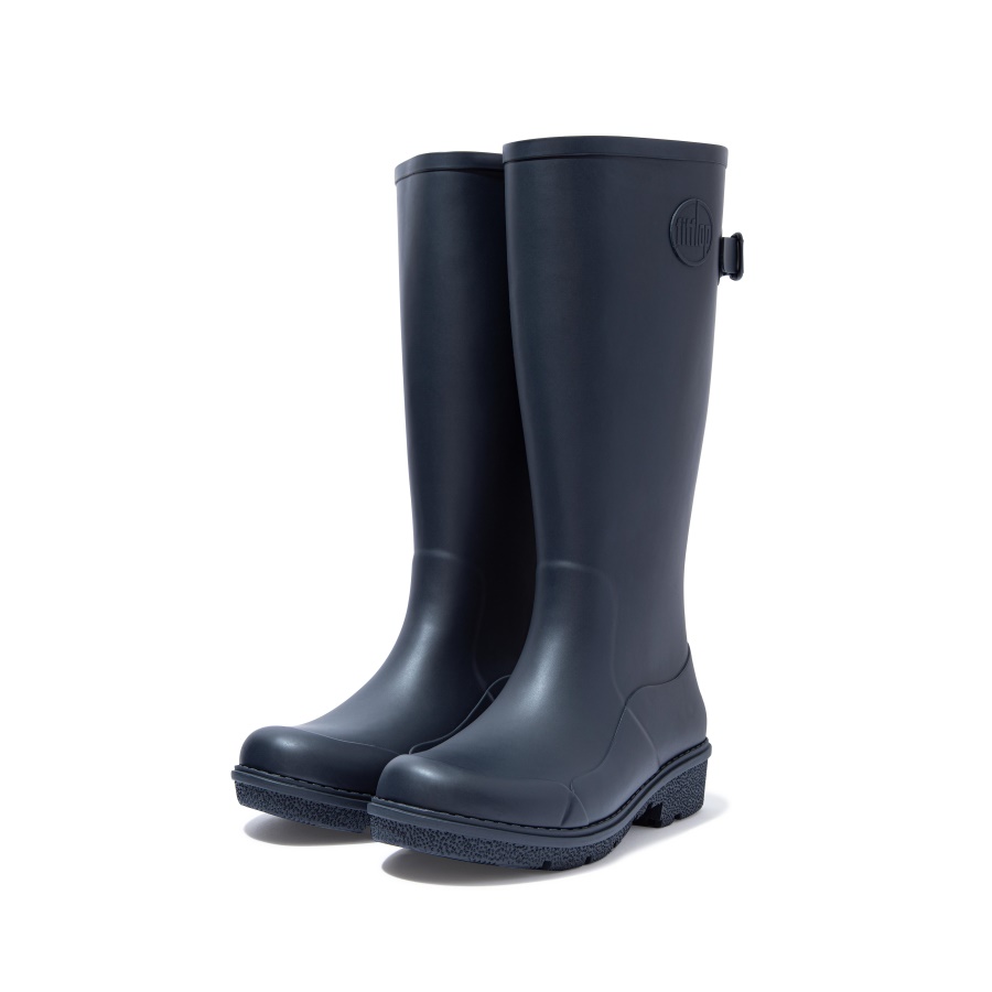 Fitflop WONDERWELLY Tall Rain Boots Midnight Navy