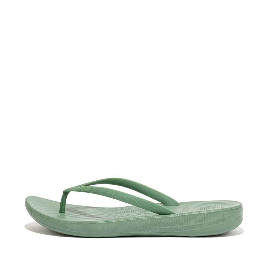 Fitflop iQUSHION Ergonomic Flip-Flops Bay Green