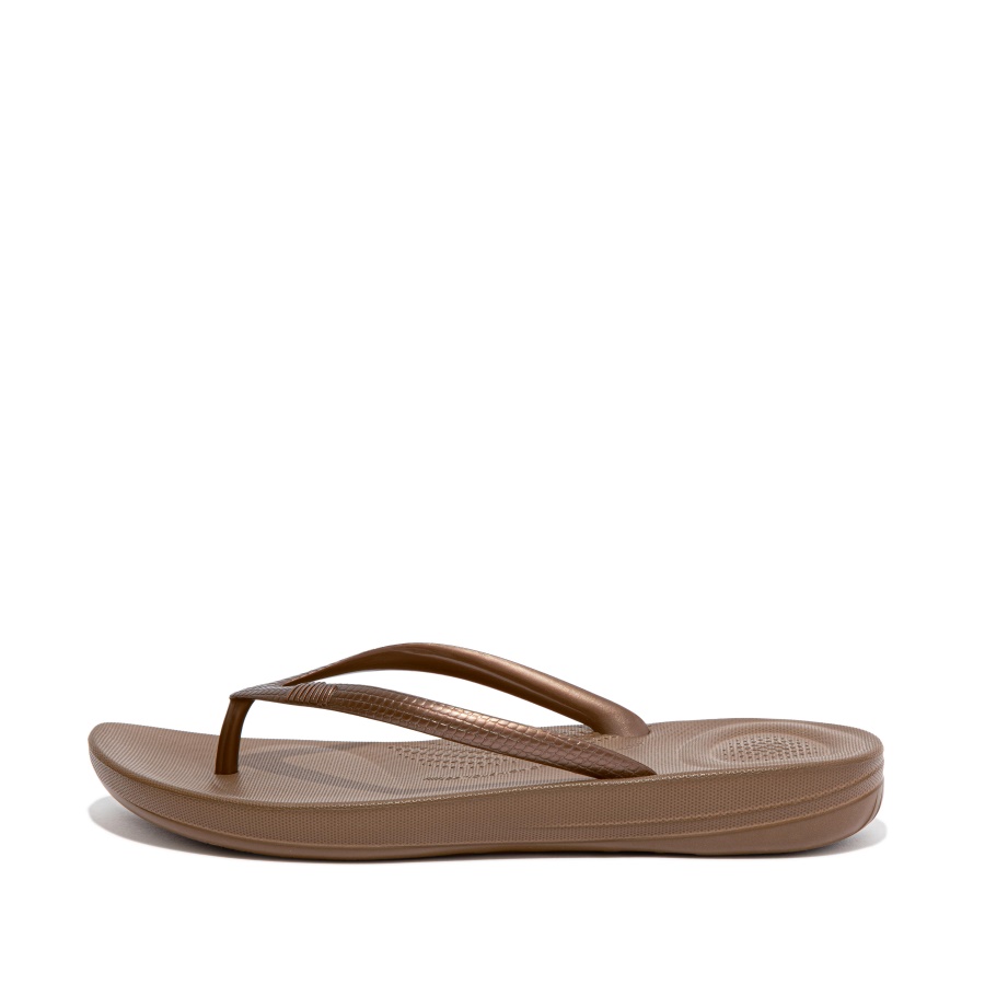 Fitflop iQUSHION Ergonomic Flip-Flops Bronze