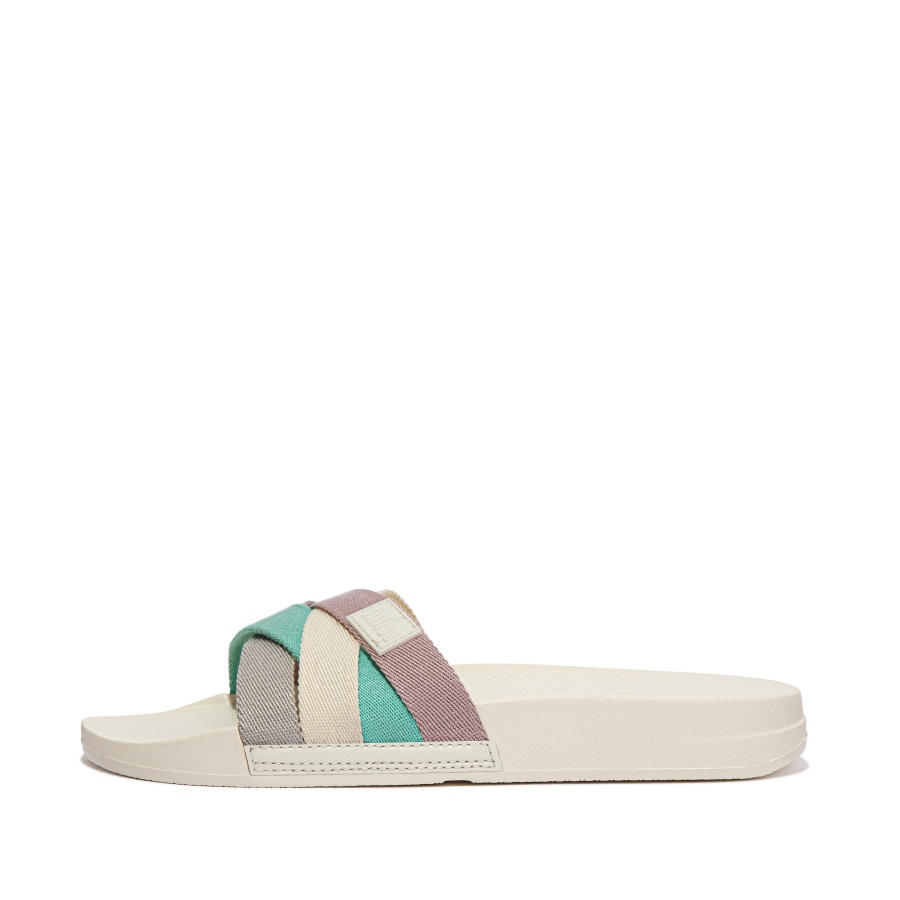 Fitflop iQUSHION Multi-Strap Slides Cream Mix