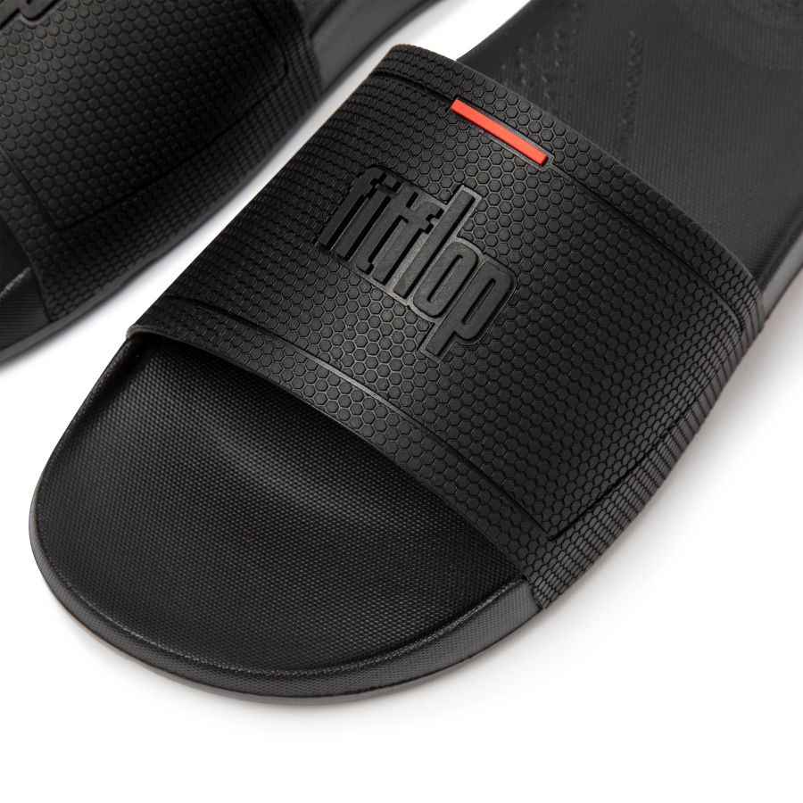 Fitflop iQUSHION Pool Slides Black