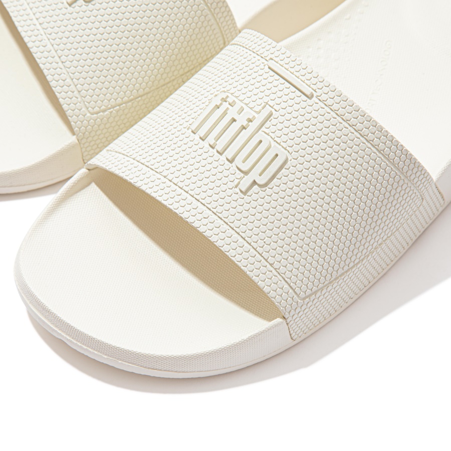 Fitflop iQUSHION Pool Slides Cream