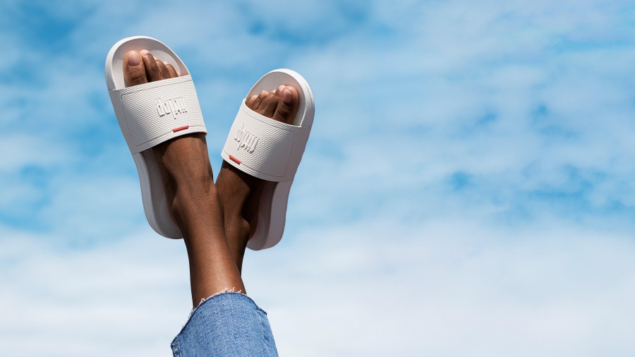 Fitflop iQUSHION Pool Slides White