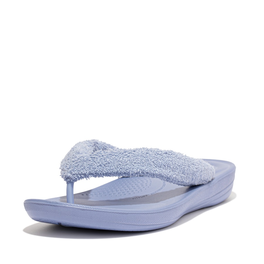 Fitflop iQUSHION Towelling Flip-Flops Wild Lavender