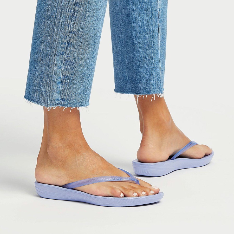 Fitflop iQUSHION Transparent Flip-Flops Wild Lavender