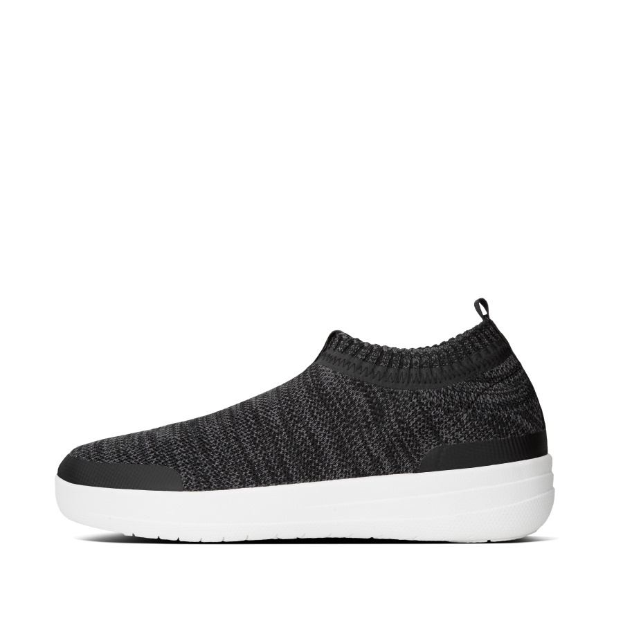 Fitflop üBERKNIT Slip-On Sneakers Black-Soft Grey