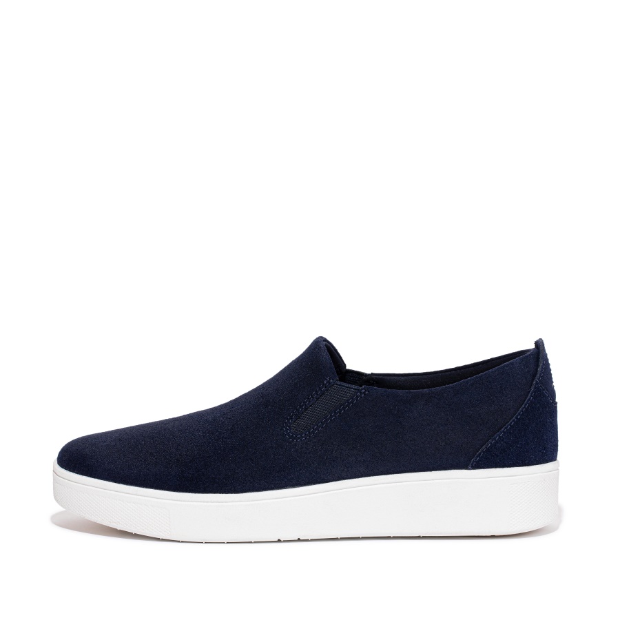 Fitflop RALLY Suede Skate Sneakers Midnight Navy