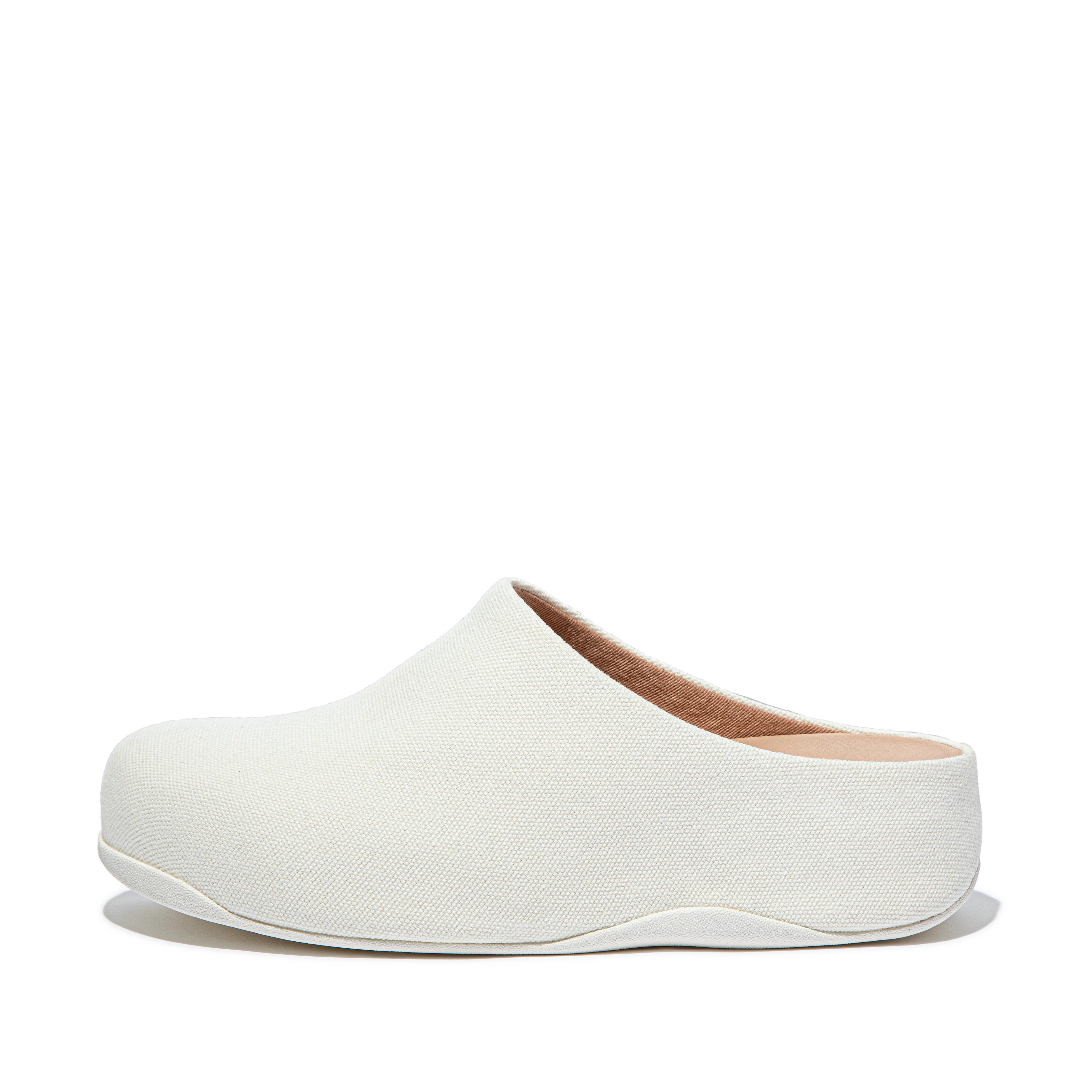 Fitflop SHUV Canvas Clogs Cream