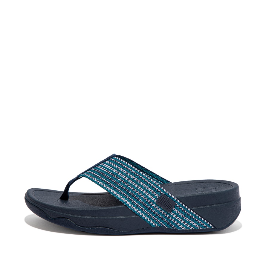 Fitflop SURFA Toe-Post Sandals Sea Blue