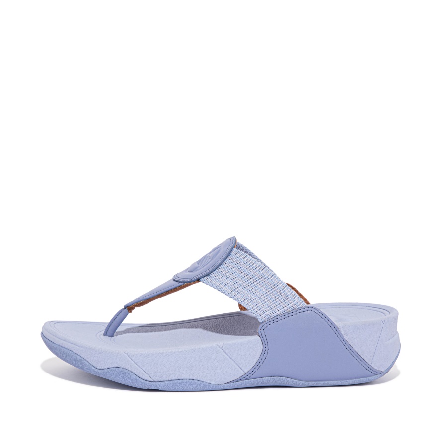 Fitflop WALKSTAR Finestripe Toe-Post Sandals Wild Lavender