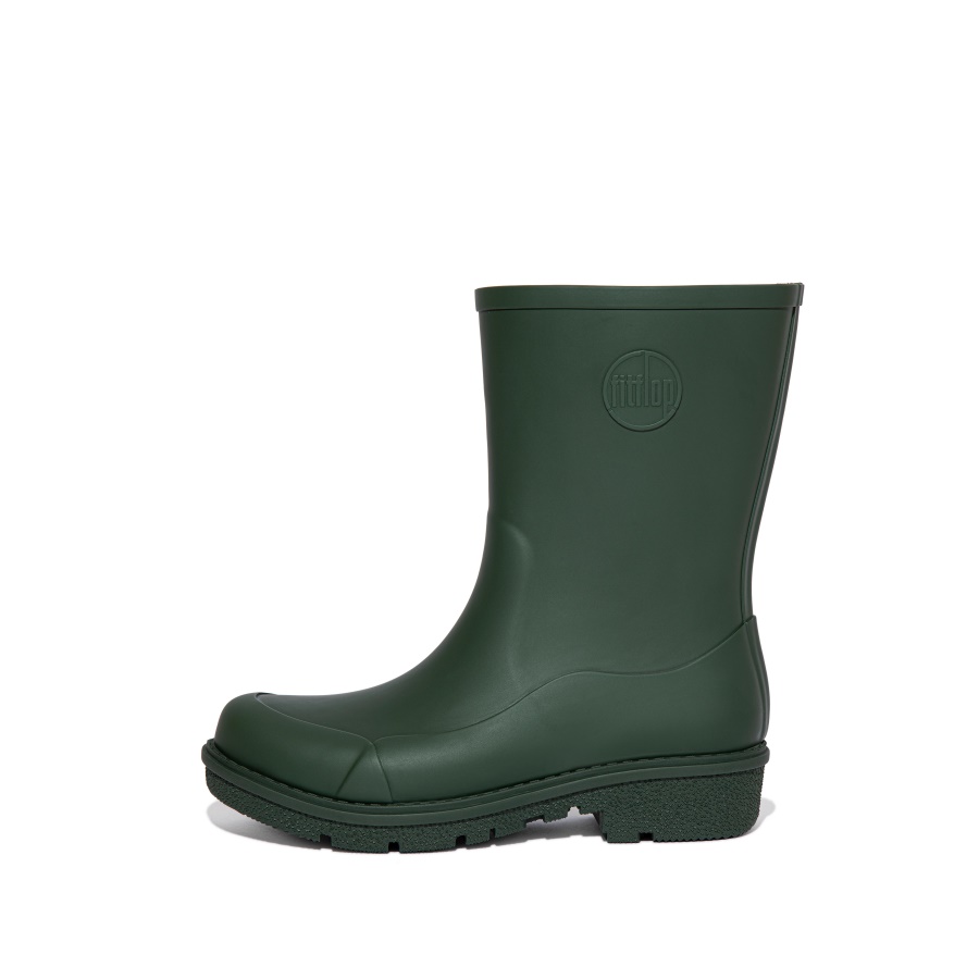 Fitflop WONDERWELLY Short Rain Boots Deep Green